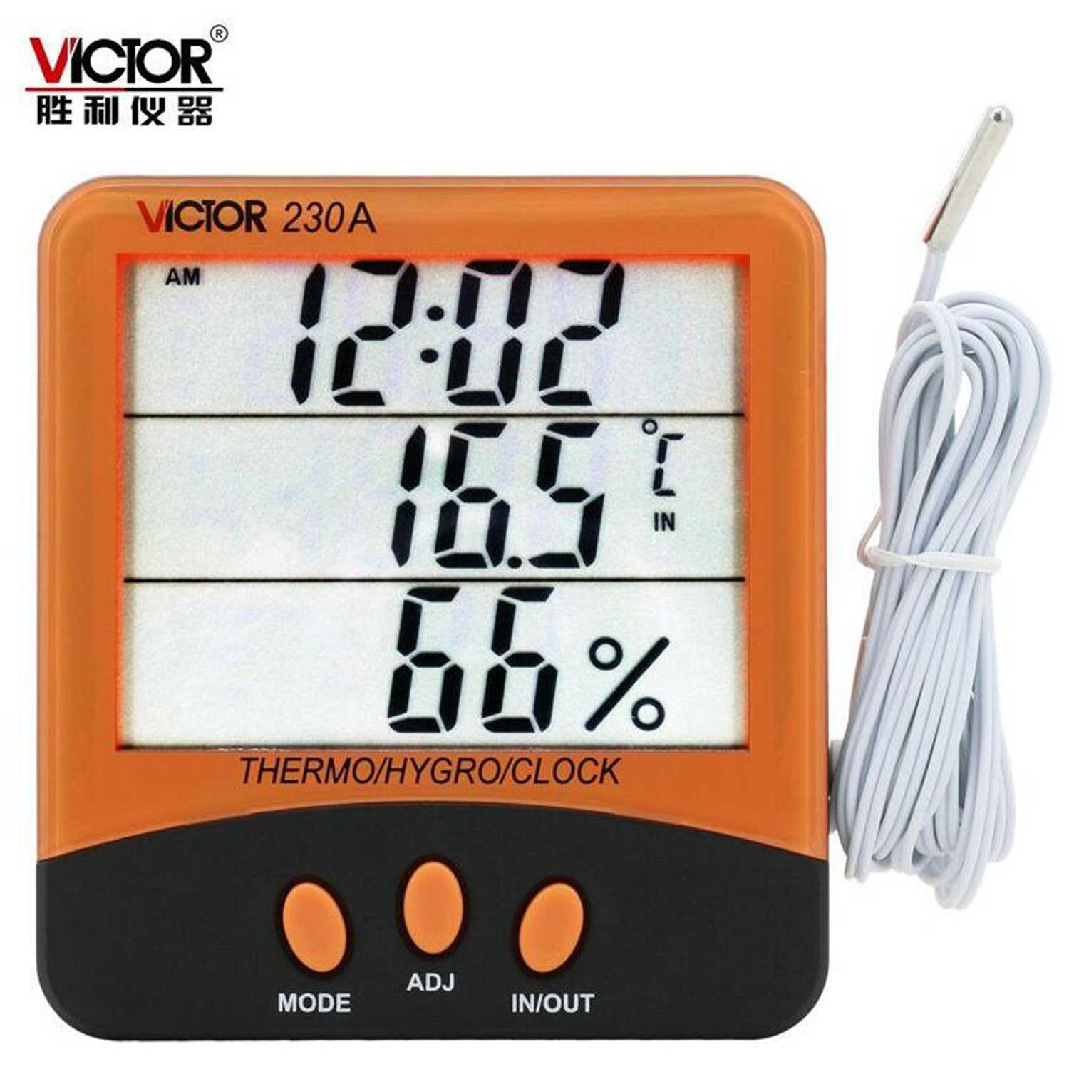 VICTOR VC230 VC230A VC330 Household Temperature Humidity Meter Digital Electronic and Humidity.