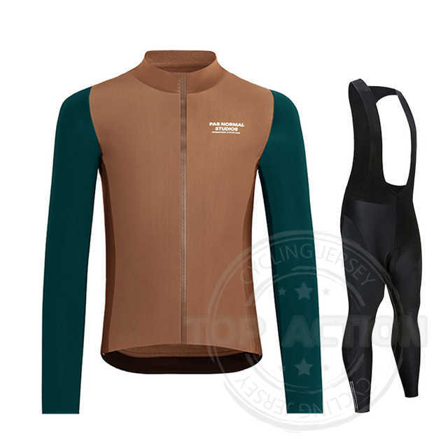 Jersey sätter PNS Ny vårens höstlånga ärm Men's Professional Summer Wear Mountain Bike Cycling Shirt Roupa Ciclismo Masculino Z230130