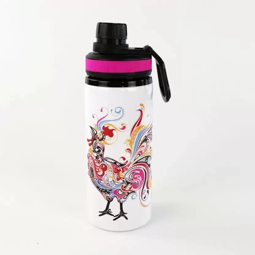 US Local Warehouse Sublimation Aluminium Sports Water Bottle 20oz 600 ml Single Wall Aluminium Drinking Tumbler med lock Matal utomhusflaskor 25 st/Case Mix