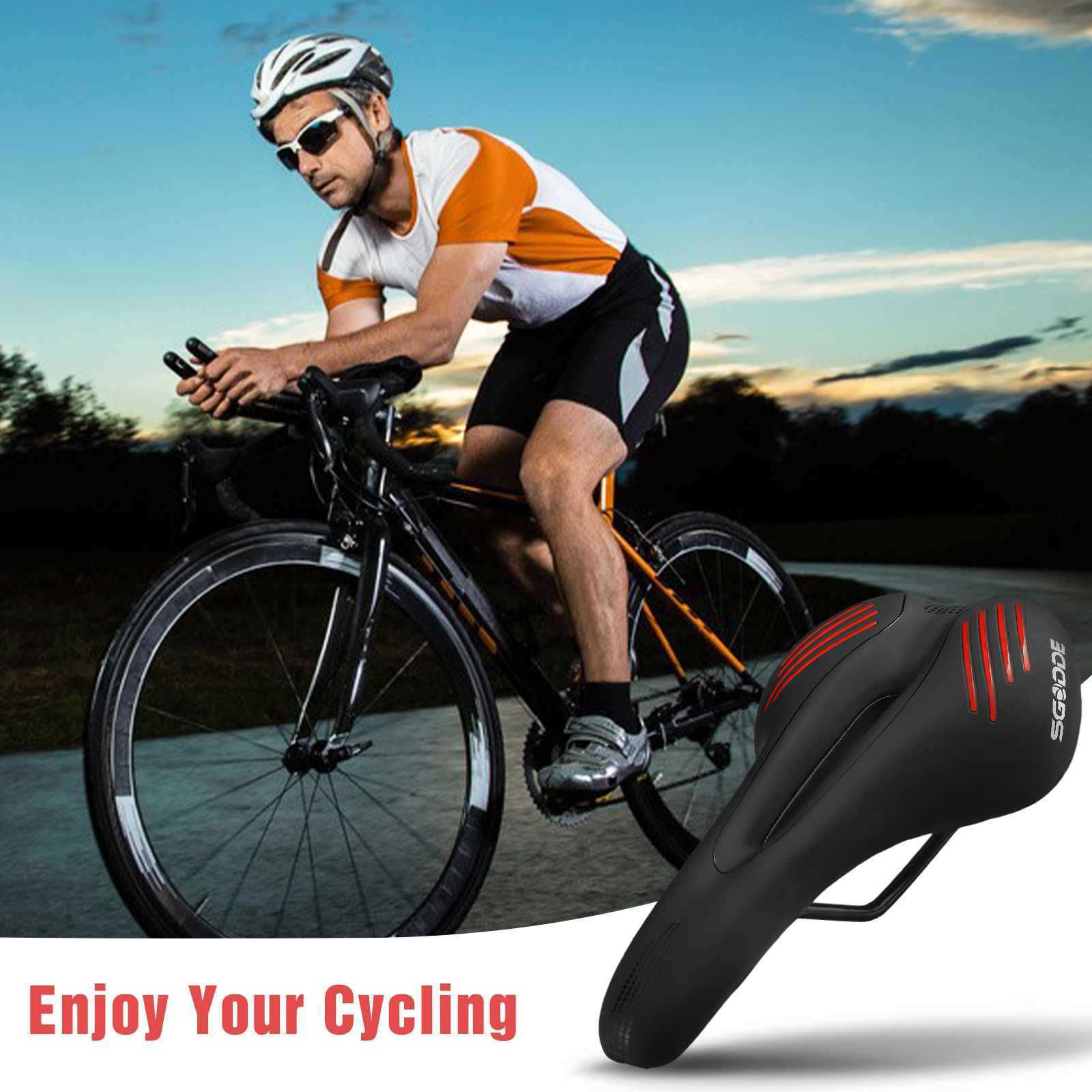 Saddles Sgodde Saddle Blindable Pad Hollow Choque absorvido Acessórios de bicicleta de bicicleta de bicicleta de bicicleta confortável