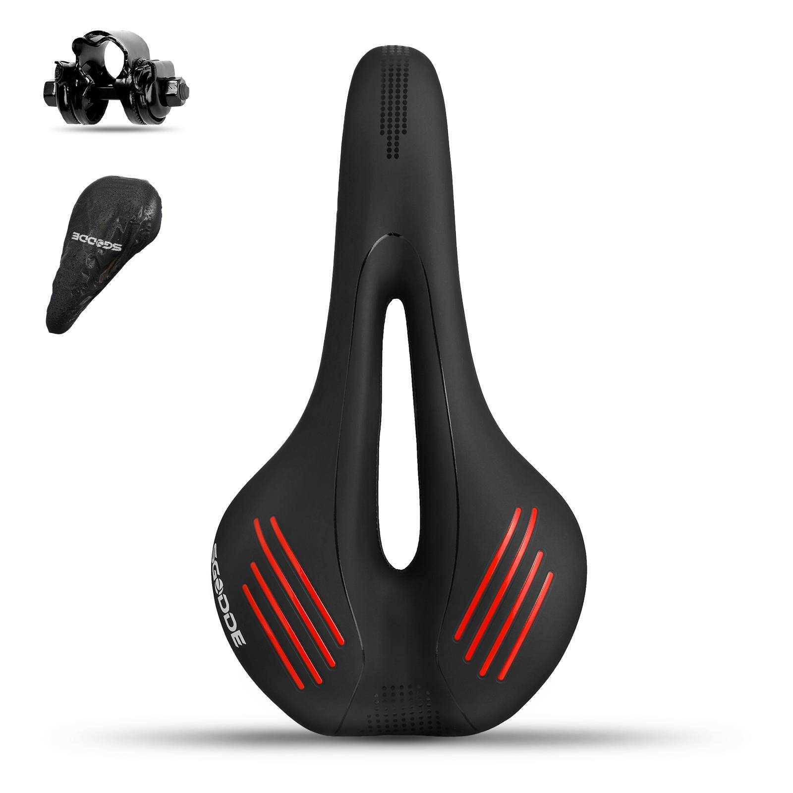 Saddles Sgodde Saddle Blindable Pad Hollow Choque absorvido Acessórios de bicicleta de bicicleta de bicicleta de bicicleta confortável