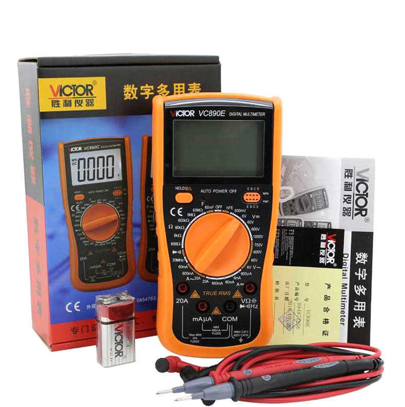 Victor VC890D VC890C Plus VC890E MultiMeter MultiMeter True RMS AMMETER AC DC Current Current Tester.VC890C Plus.