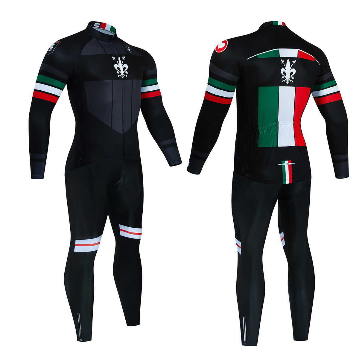 Ny 2023 Pro Winter Thermal Fleece Set Cycling Clothes Men's Jersey Sport Riding Bike MTB Clothing Bib Pants Warm Set Ropa Z230130