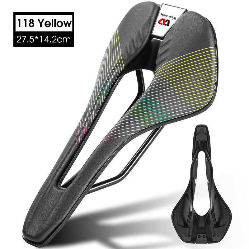 Hollow Shockproof MTB Road s Mountain Bike Racing Saddle PU Breathable Bicycle Soft Seat Cushion 0130