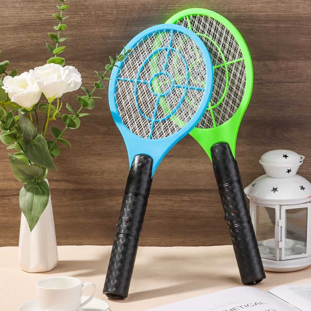 Anti Pest Control Electric Fly Insect Zapper Killer Electronic Mosquito Racket Swatter Bug 0129