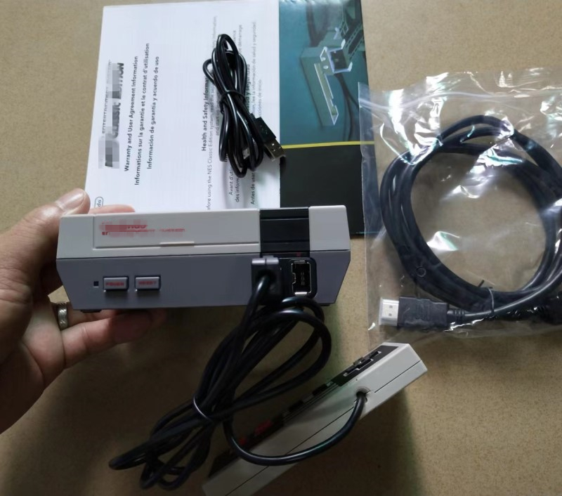 내장 30 클래식 비디오 게임 콘솔 NES30 레트로 TV 비디오 게임 콘솔 32 비트 유선 컨트롤러 게임 기계 선물 2615554