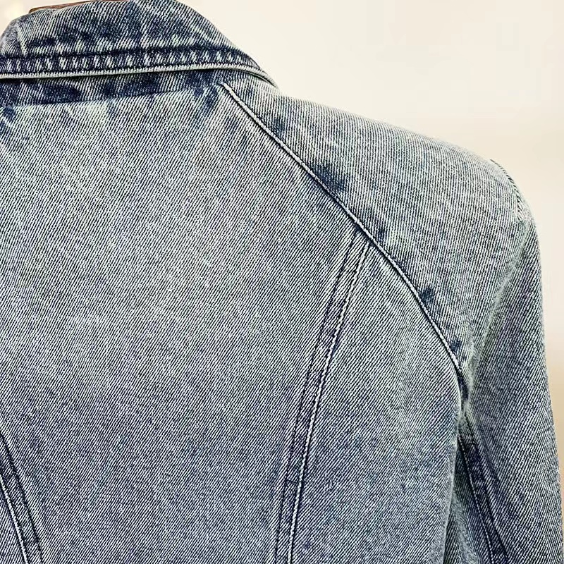 Jackets de designer feminino jeans mulher casacos curtos bálss outono primavera estilo slim for lady jaqueta designer casaco A261