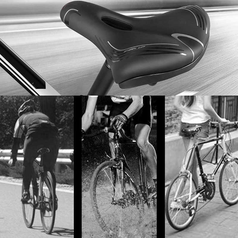 Saddles tekerlekli yumuşak yastık bisiklet koltuğu mtb yol eyer pedi erkekler kadınlar bisiklet parçaları için bisiklet bisiklet aksesuar 0131