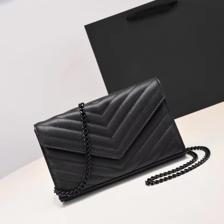 Äkta läderdesigner kvinna väska kvinnor axelväskor handväska handväska original låda korskropp med metalllogotyp