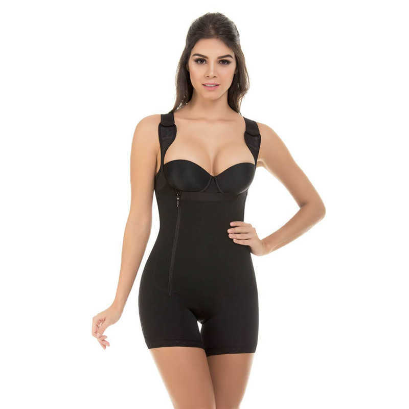 Taille et Abdominal Shapewear Zip Dentelle Minceur Shaper Corset Contrôle Butt Lifter Strap Corps Sous-Vêtements Body Femmes Plus La Taille S 6xl 0719