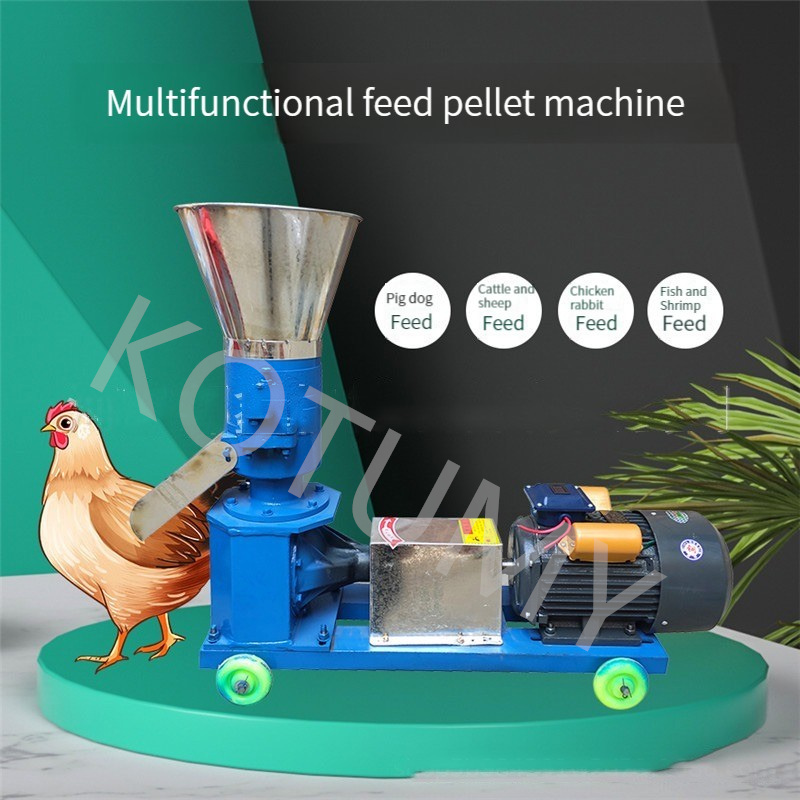 Pellet Mulino Mangimi Alimentari Pellet Che Fa Macchina Uso Domestico Pollo Elettrico Mangimi Animali Granulatore Pollo Anatra Bovini Pecore Coniglio Granulatore