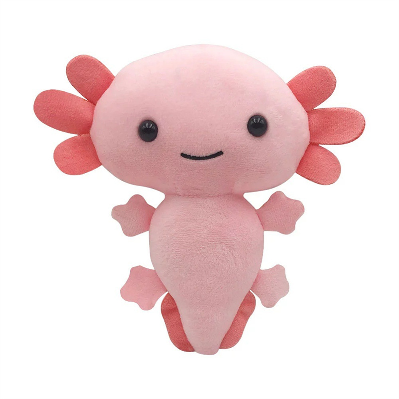 20cm Axolotl 봉제 장난감 Kawaii 동물 그림 인형 만화 박제 동물 베개 장난감 부활절 생일 파티 어린이 장난감