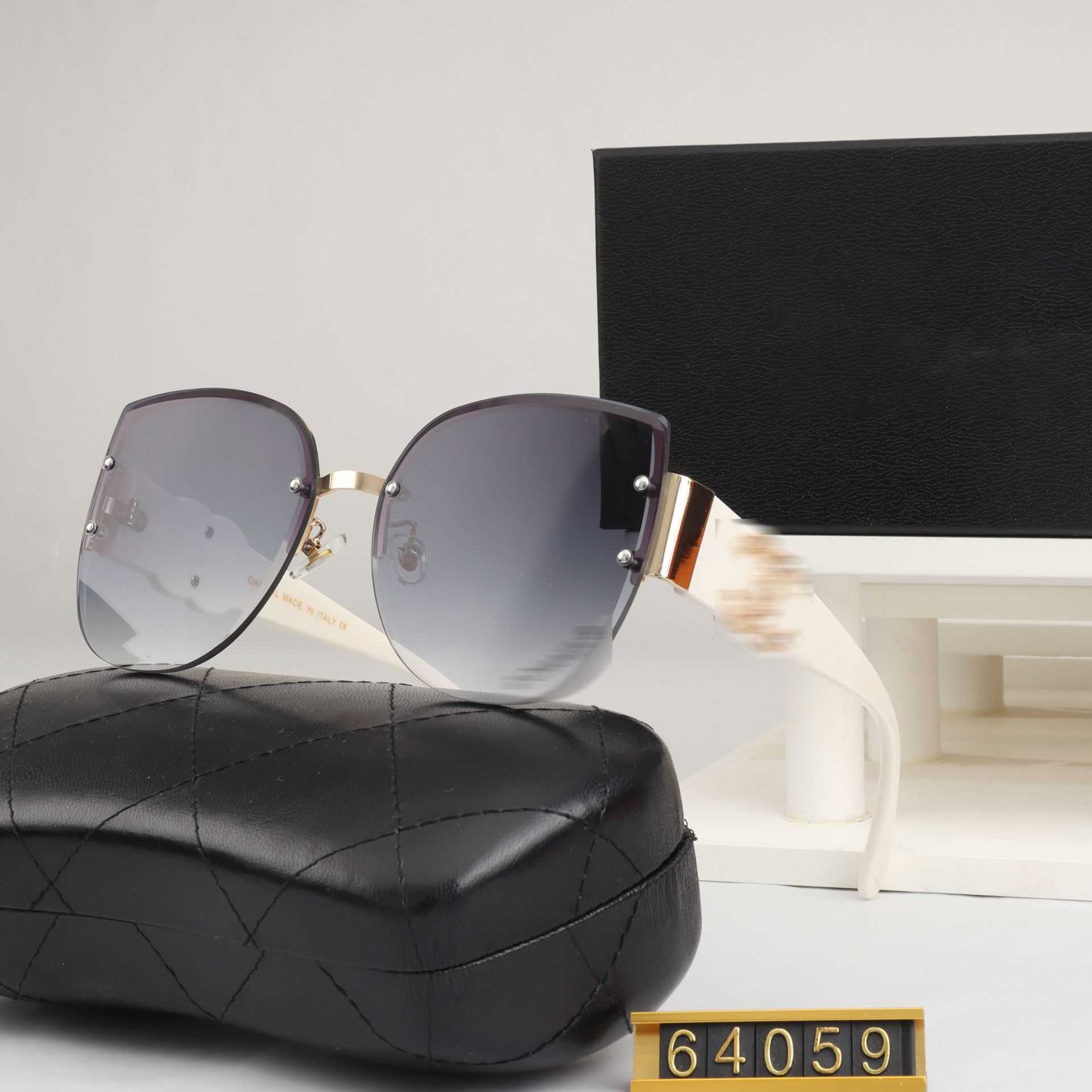 luxury designer sunglasses 2023 New UV Resistant Ins Versatile Cat Eye Sunglasses 95046