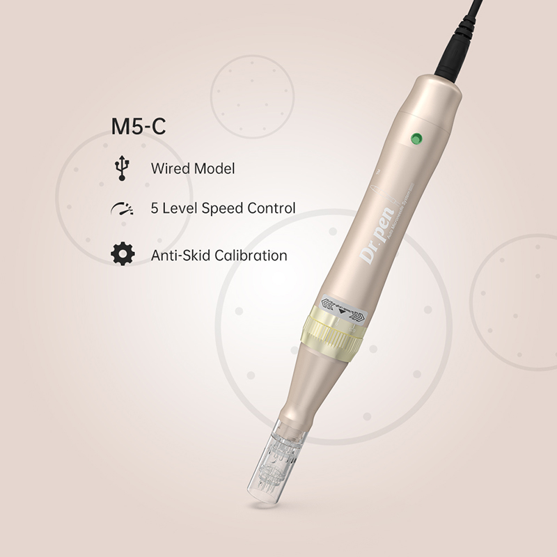 細長いラインを減らすためのプロのマイクロニードルペン有線電気皮膚修理ツール