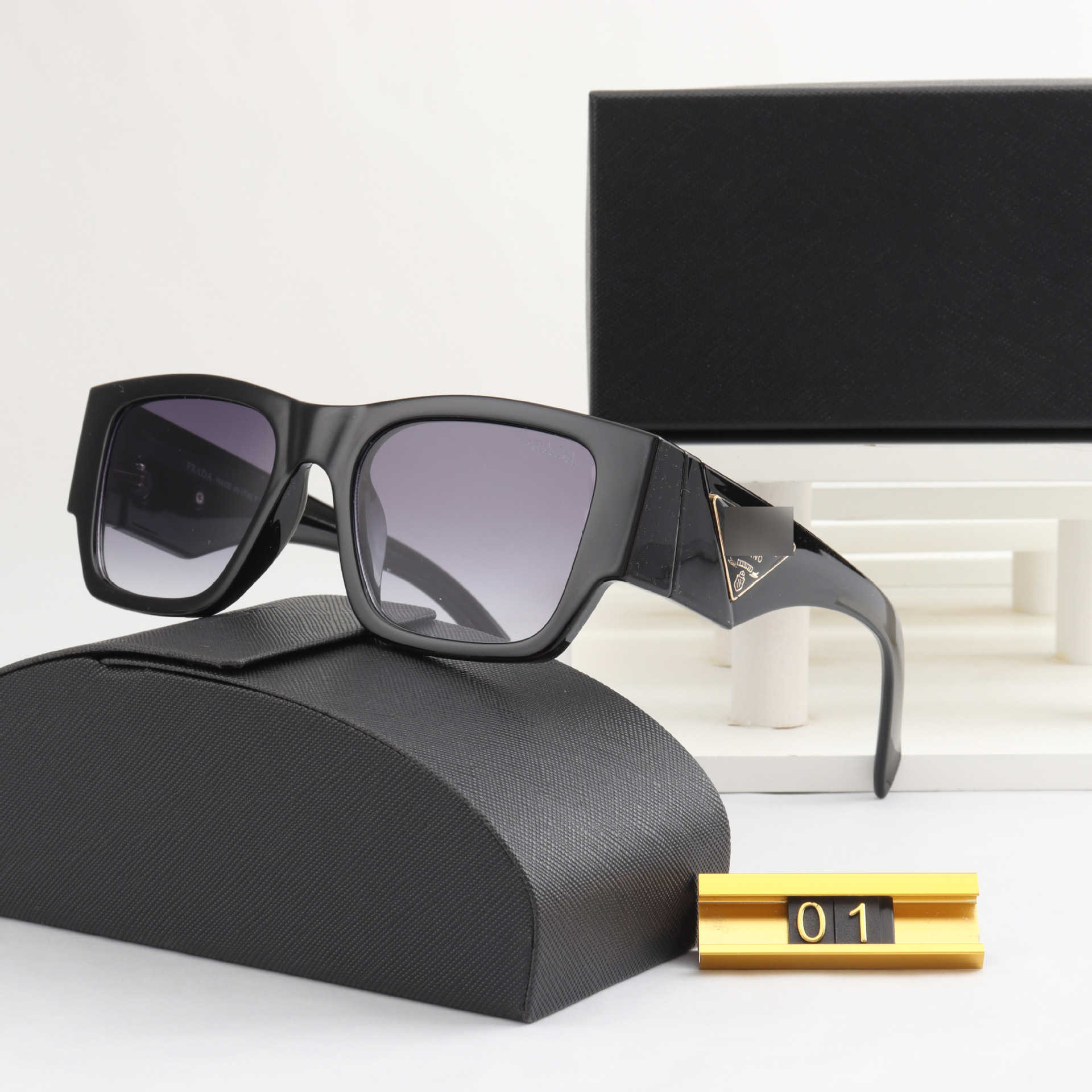 luxury designer sunglasses 2023 New P Family Fashion Big Box Street Shoot Personalized Style Sunglasses