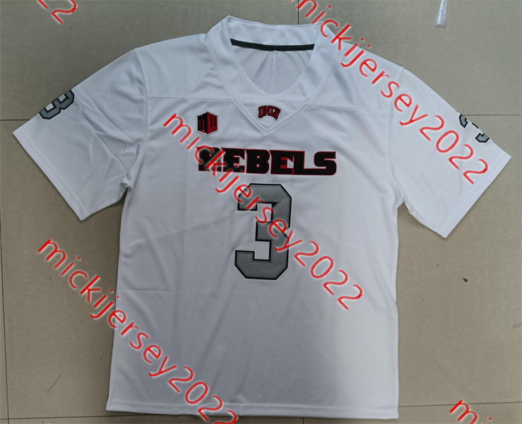 UNLV Rebels Fußballtrikot Harrison Bailey Jayden Maiava Cameron Friel Doug Brumfield Matthew Geeting Jayvaun Wilson Herren College Individuell genähte UNLV-Trikots