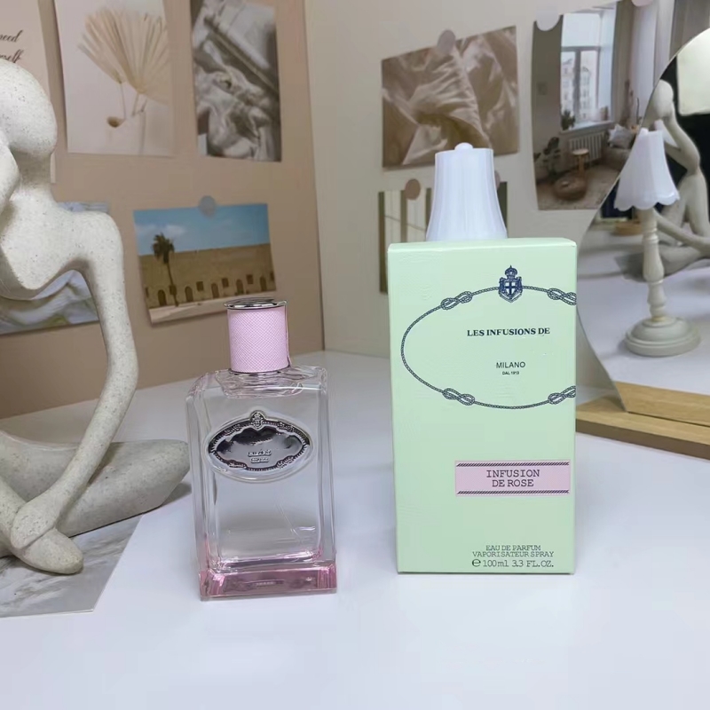 Profumo di alta qualità donna Profumo di rosa Spray 100ml Eau De Parfum Affascinante Grande Fragranza adorabile Duratura Spedizione veloce