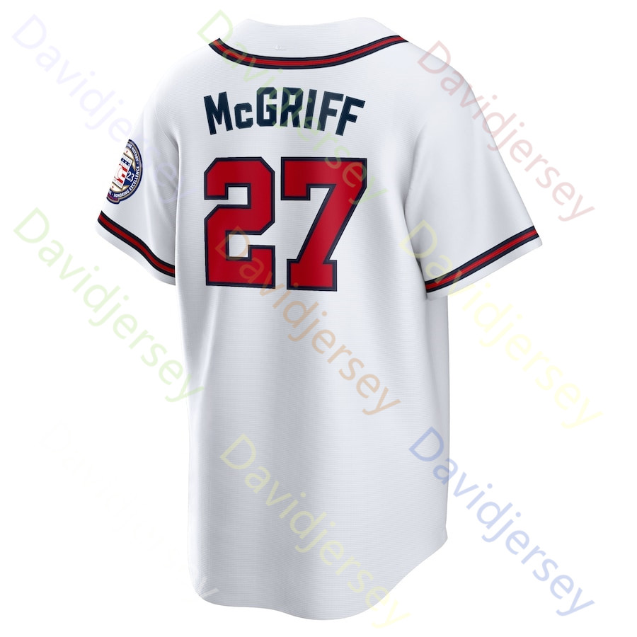 2023 Baseball Jersey 19 27 Fred McGriff Scott Rolen Hall of Fame Patch Size S-3xl