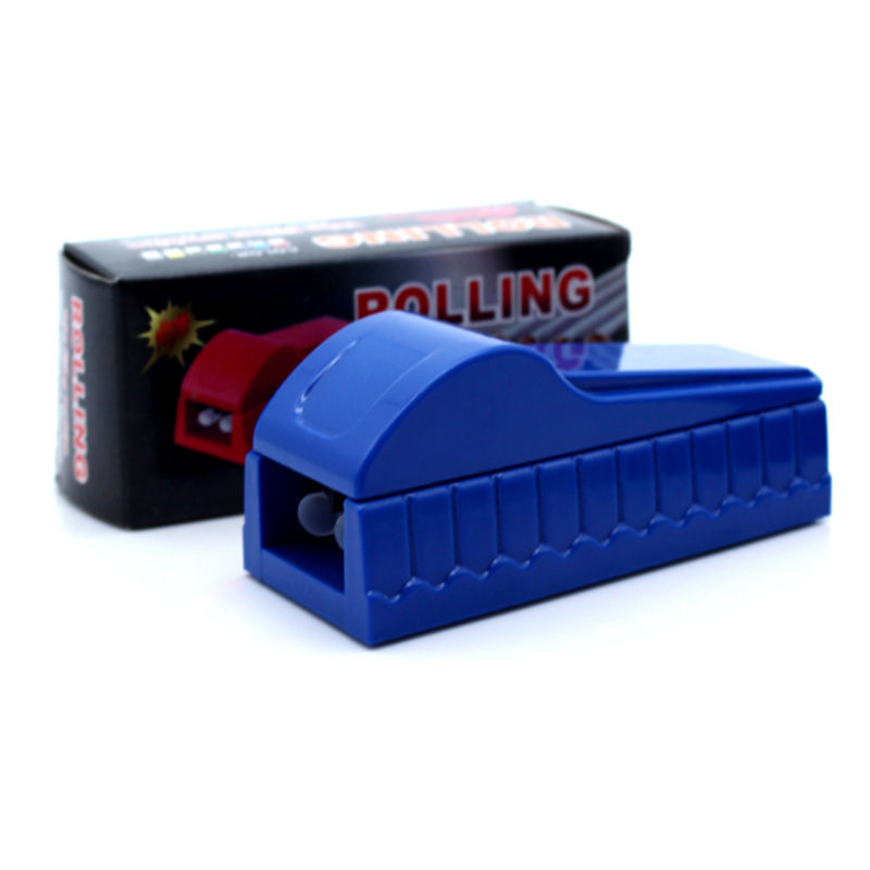 Sigara Renkli Plastik Taşınabilir Kuru Bitki Tütün Tütün Roll Roll Roller Çift Tüp Doldurma Makinesi Filtre Sigara Tutucu Yenilikçi Tasarım DHL Ücretsiz JL1744