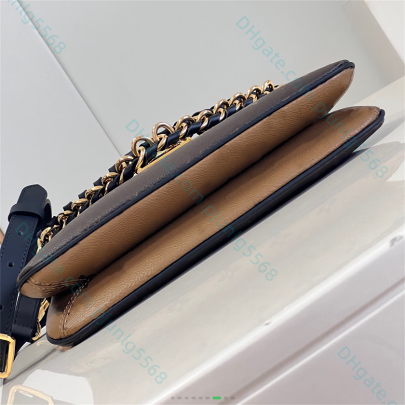 Mode stijl ontwerpers tassen Echt leer Schoudertas Vrouw klassiekers TWINNY handtas Ketting Cross body tassen clutch bakken hobo portemonnees portemonnee groothandel