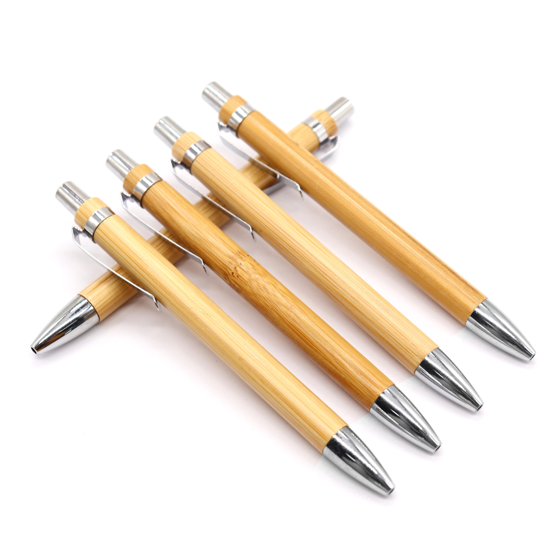 Wood Bamboo Ballpoint Pen Office & School Supplies Writing Ball Point Pen Student Business Gifts Kawaii Stationery