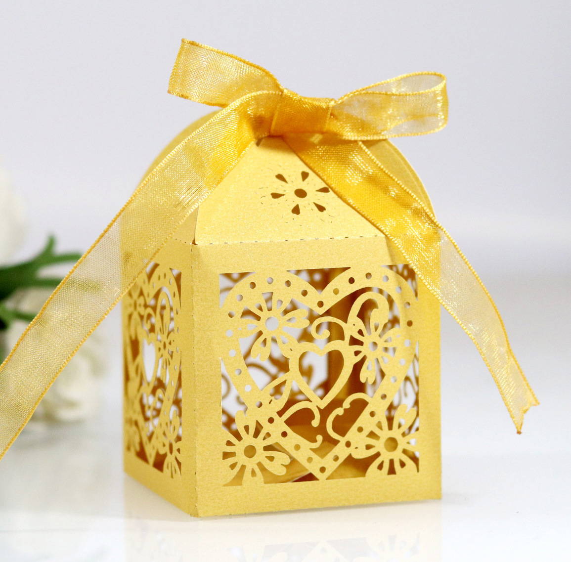 Gift Wrap Portable Fashion Pearl Paper Candy Box Bridal Decoration Wedding Favors Home Box1