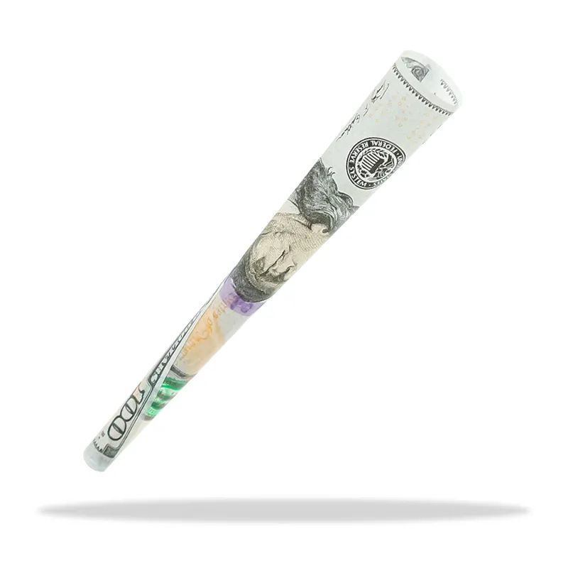 Yuvarlanan kağıt ABD dolar boynuz borusu sigara içme aksesuar duman boruları 110mm konserve sigara dükkanı rulo