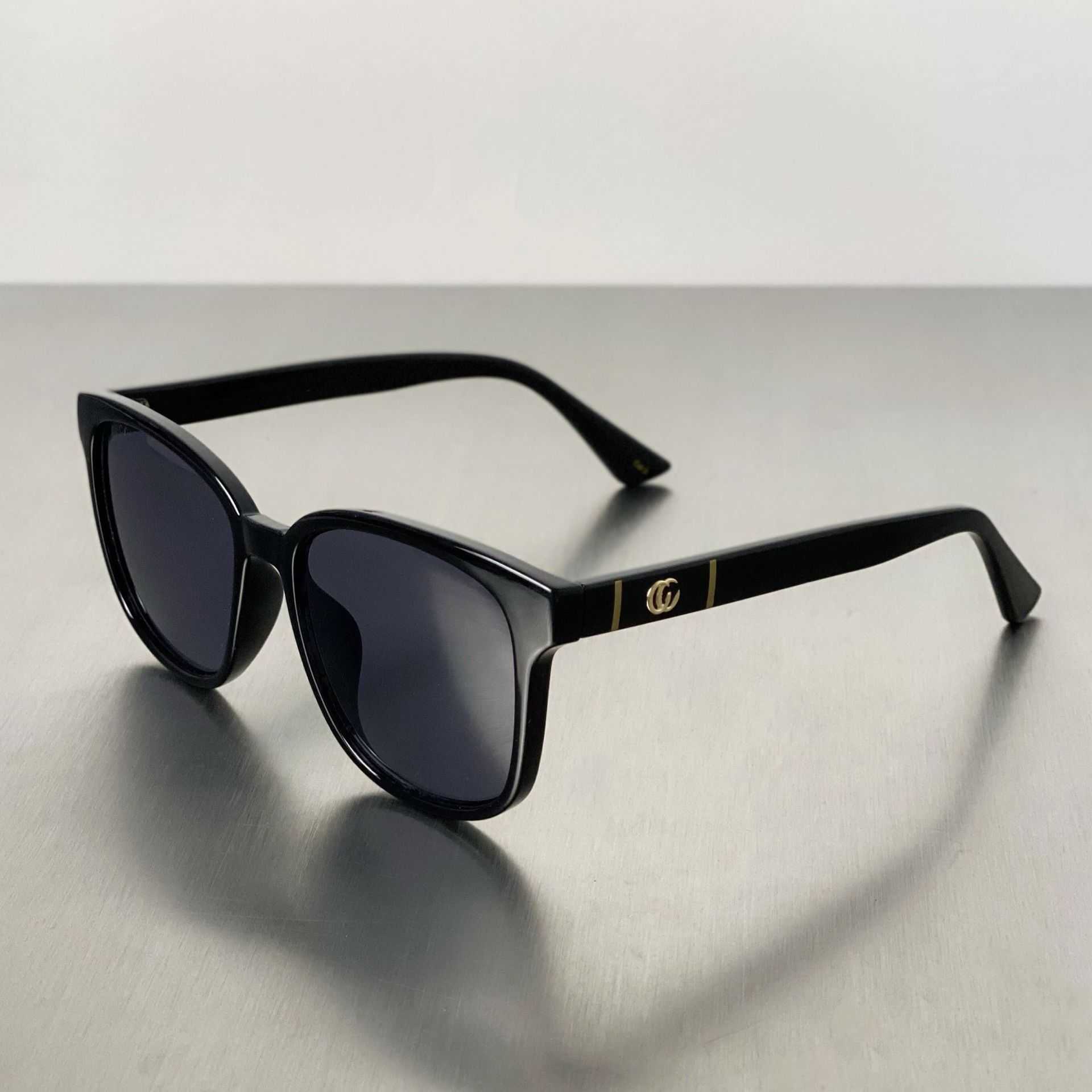 óculos de sol de grife de luxo 2023 New G Family Masculino Feminino Resistente ao sol e UV Rosto redondo Armação grande Óculos de sol para condução finos