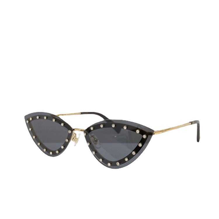 2023 Новый роскошный дизайнер Wind Ins Tidy Cat Eye Classic Diamond Sunglasses Stars То же солнцезащитные очки VA2033