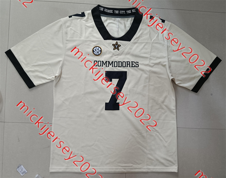 David Siegel Brennan Storer Vanderbilt Commodores Futbol Forması Linus Zunk Devin Boddie Jr. Bryce Cowan Delfin Xavier Castillo Brayden Bapst Vanderbilt Jersey