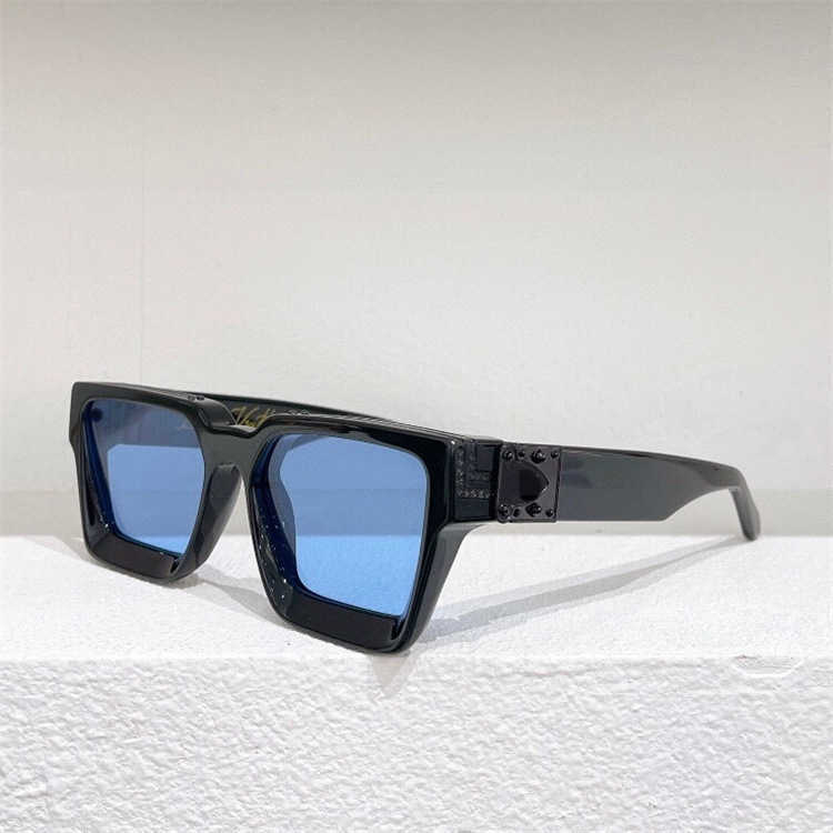 2023 New luxury designer Family L's white millionaire 96006 board ins personality Sunglasses men's net red sunglasses women Z1165