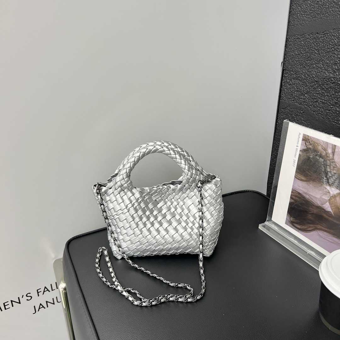 Abottegas Vneta Jodie Mini Teen Intrecciato Designer Tote Borsa da donna in pelle bovina estiva Borsa a tracolla intrecciata con tracolla singola Borsa a tracolla portatile