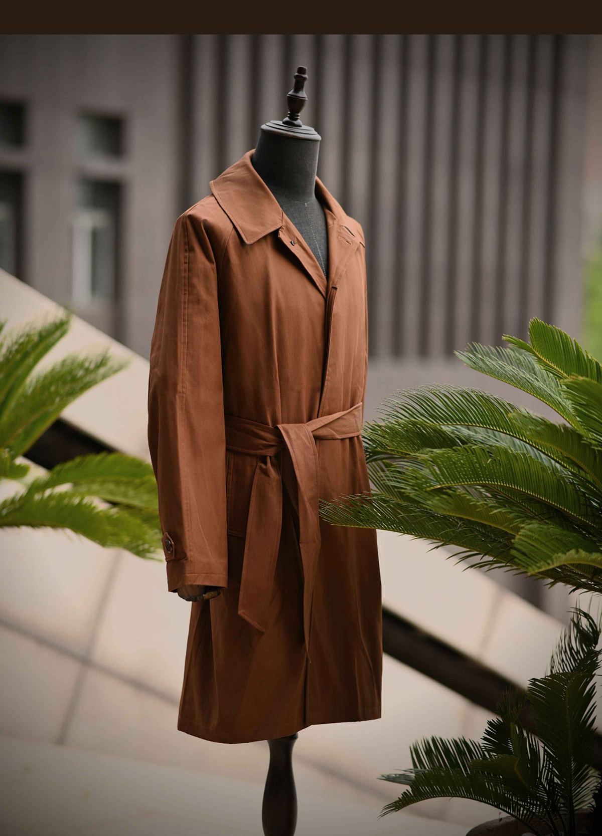 Vintage Men Overcoat Long Trench Coat New Jacket Mens Business Casual Windbreak Coats Autumn Outwear Custom Made