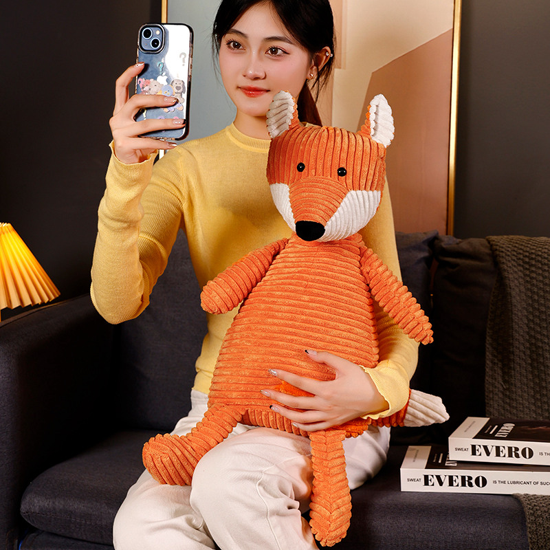 Lovely Plush Fox Toy Children's Accompany Doll Kawaii Animal Fox Plush Pillow Cute Pendant Appease Gift for Baby Girls