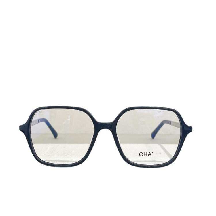 2023 Новые солнцезащитные очки роскошного дизайнера Flat CH3417 квадратный простые зеркало самка in net red ouyang nana такая же рама для очков