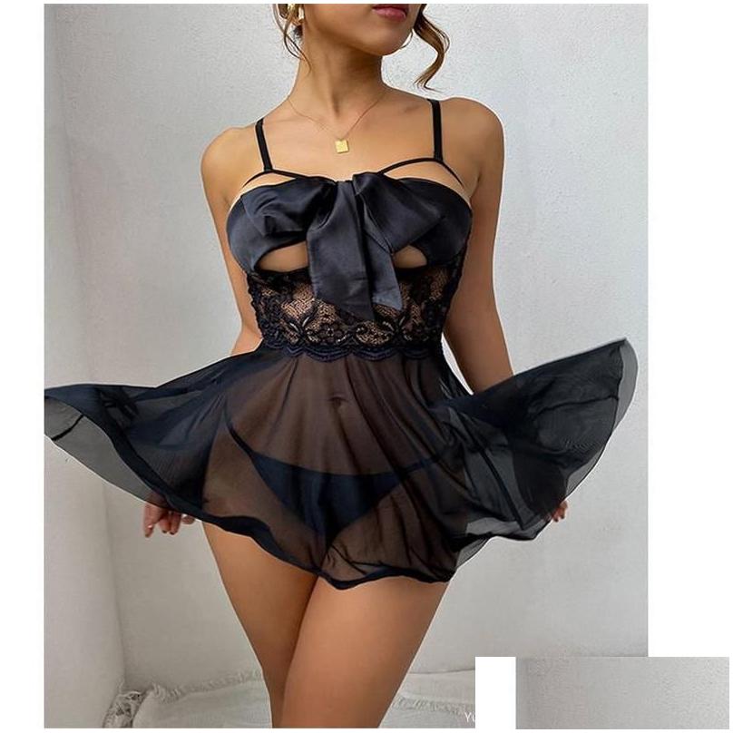 Basic Casual Dresses Womens Y Lingerie Sets Erotic Costumes Women Cosplay Fun Intimates Underwear Porno 2casual Drop Delivery Appare Dho5h