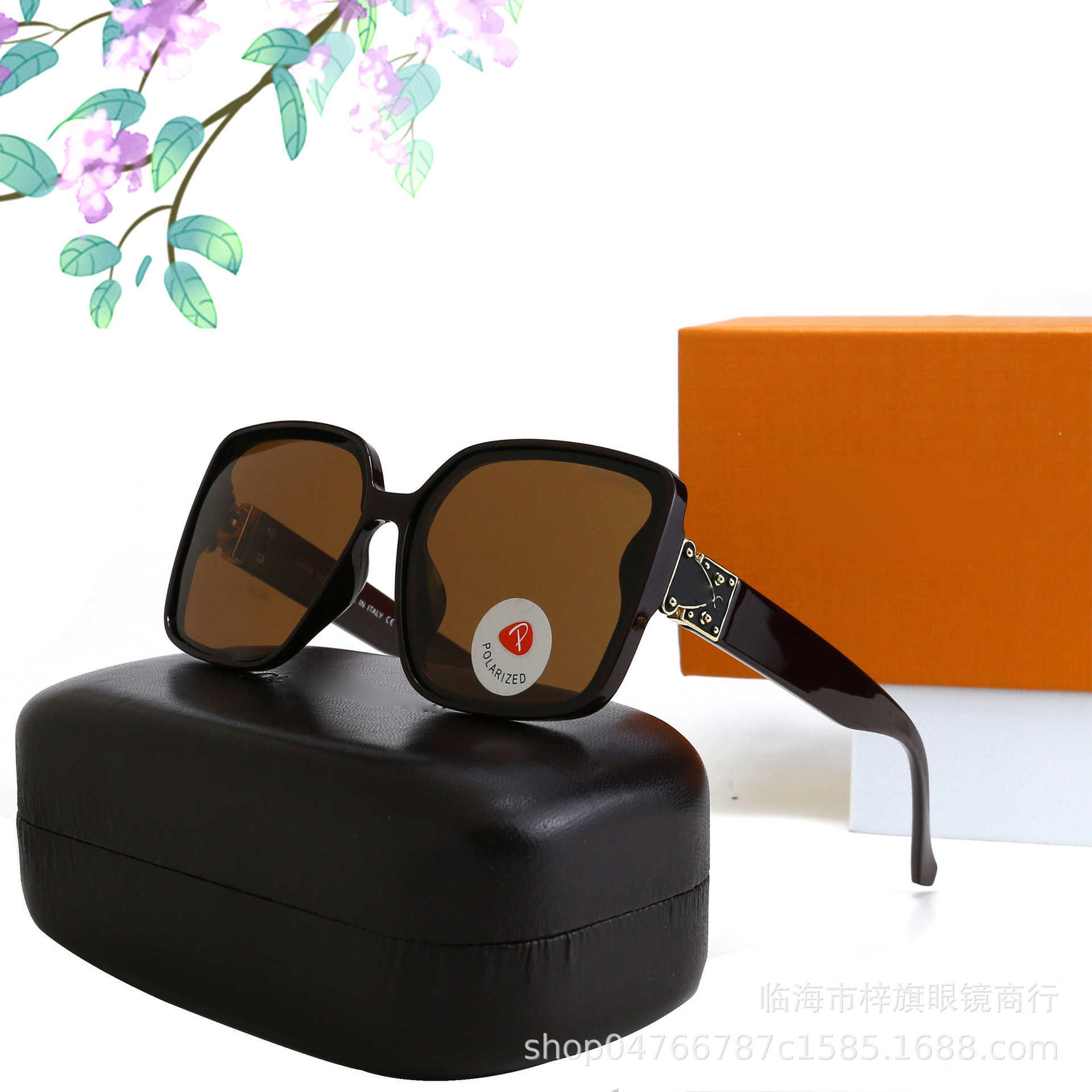 2023 lunettes de soleil design de luxe New Fashion Lunettes de soleil polarisées Network Red Glasses Trend Trade Driving 2025