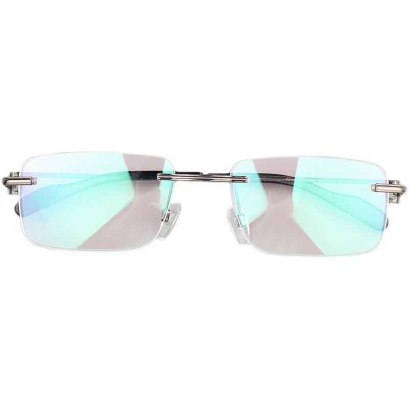 2023 Nouvelles lunettes de soleil de créateurs de luxe Kajia Series 0259 Mode pour hommes et femmes sans bordure Myopia Lens Pure Titanium Business Eye Frame