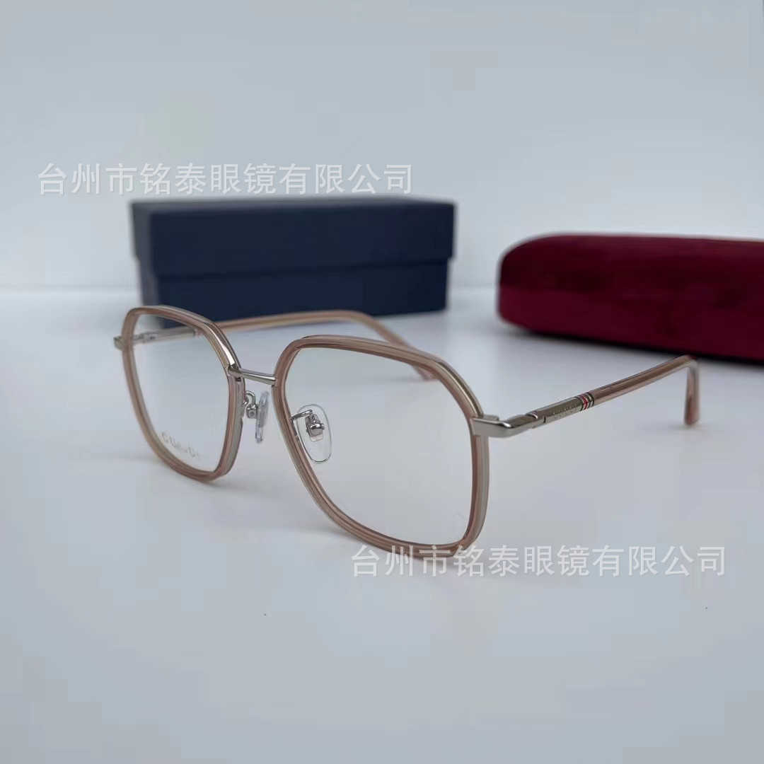 2023 Nowe luksusowe okulary przeciwsłoneczne G rodziny Ni Ni's Multi -Sidee Anti -Blue Light Glasses Ins same okulary Trend GG1003