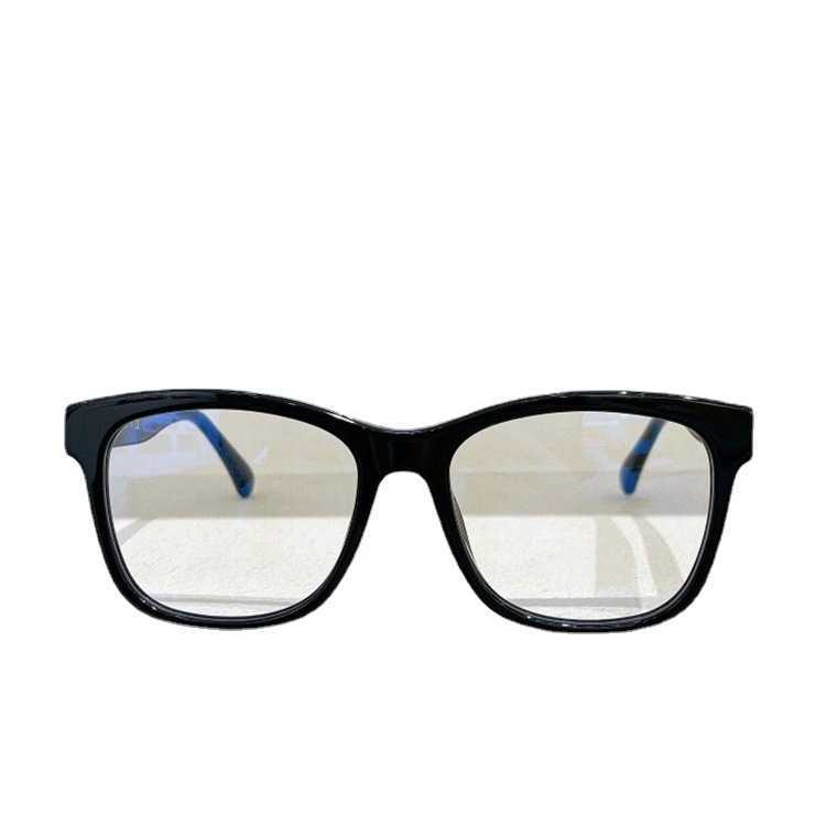 高品質のファッショナブルな新しい高級デザイナーサングラスファミリーQuan Zhilong同じスタイルの男性プレートMyopia Eyeglass Frame女性サイズ53 CH3392平野顔