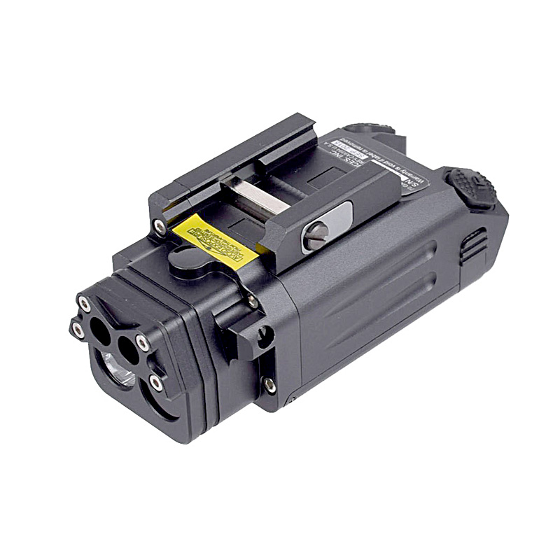 DBAL-PL IR ILLUMINATOR 가시 레드 레이저 포인터 LED 무기 조명 소총 사냥을위한 위버 레일 화이트 라이트