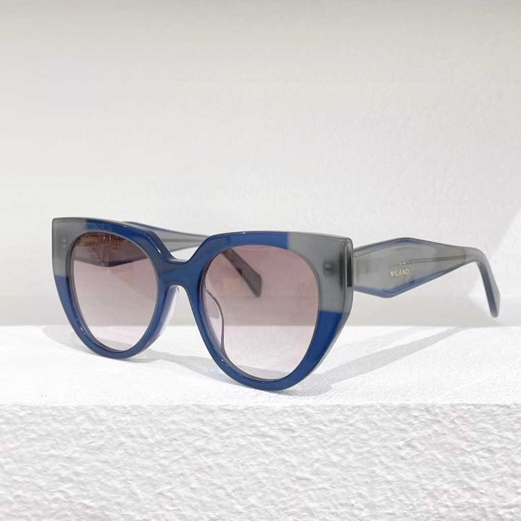2023 Nouveau designer de luxe P nouvelle célébrité en ligne Tiktok star même style lunettes de soleil polyvalentes pour femmes PR14WS