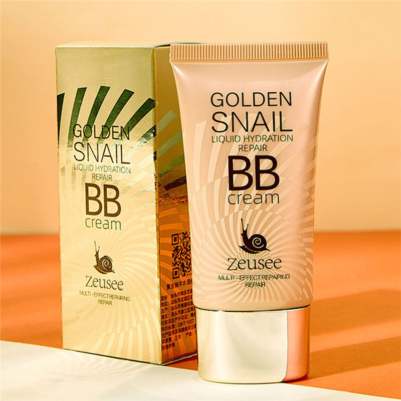 Gold Snail Sunscreen BB Cream Brightening fuktgivande concealer naken Foundation långvarig grädde