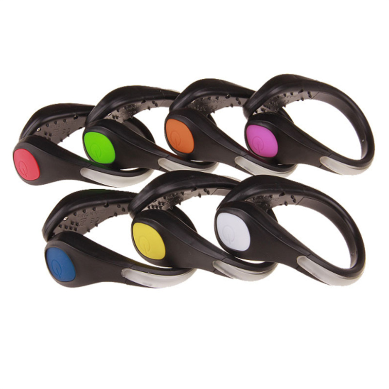 Party Favor 8 Kleuren LED Lichtgevende Schoenen Clip Outdoor Fiets LED Licht Clip Night Running Veiligheidsschoen Clip Fietsen Sport Waarschuwingslampje JL1766