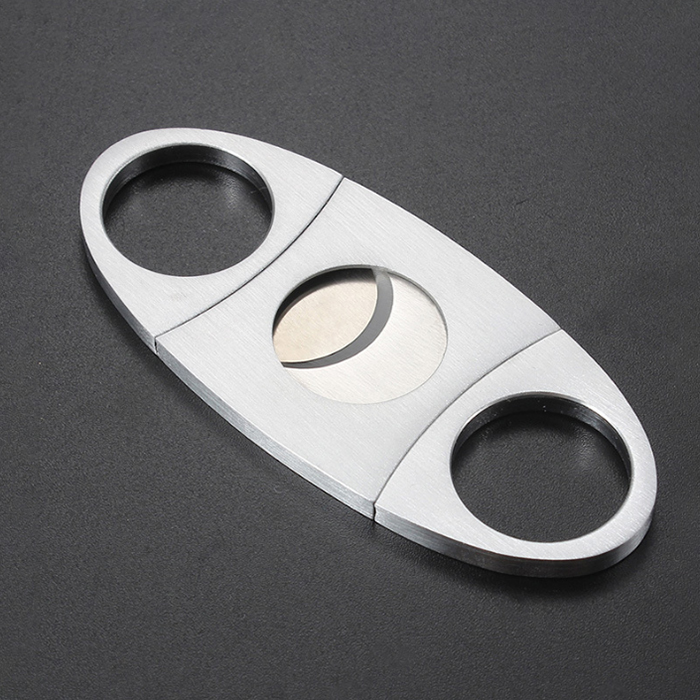 Stainless Steel Cigar Cutter Knife Portable Small Double Blades Cigar Scissors Metal Cut Cigars Devices Tools Smoking Accessories Wholesale