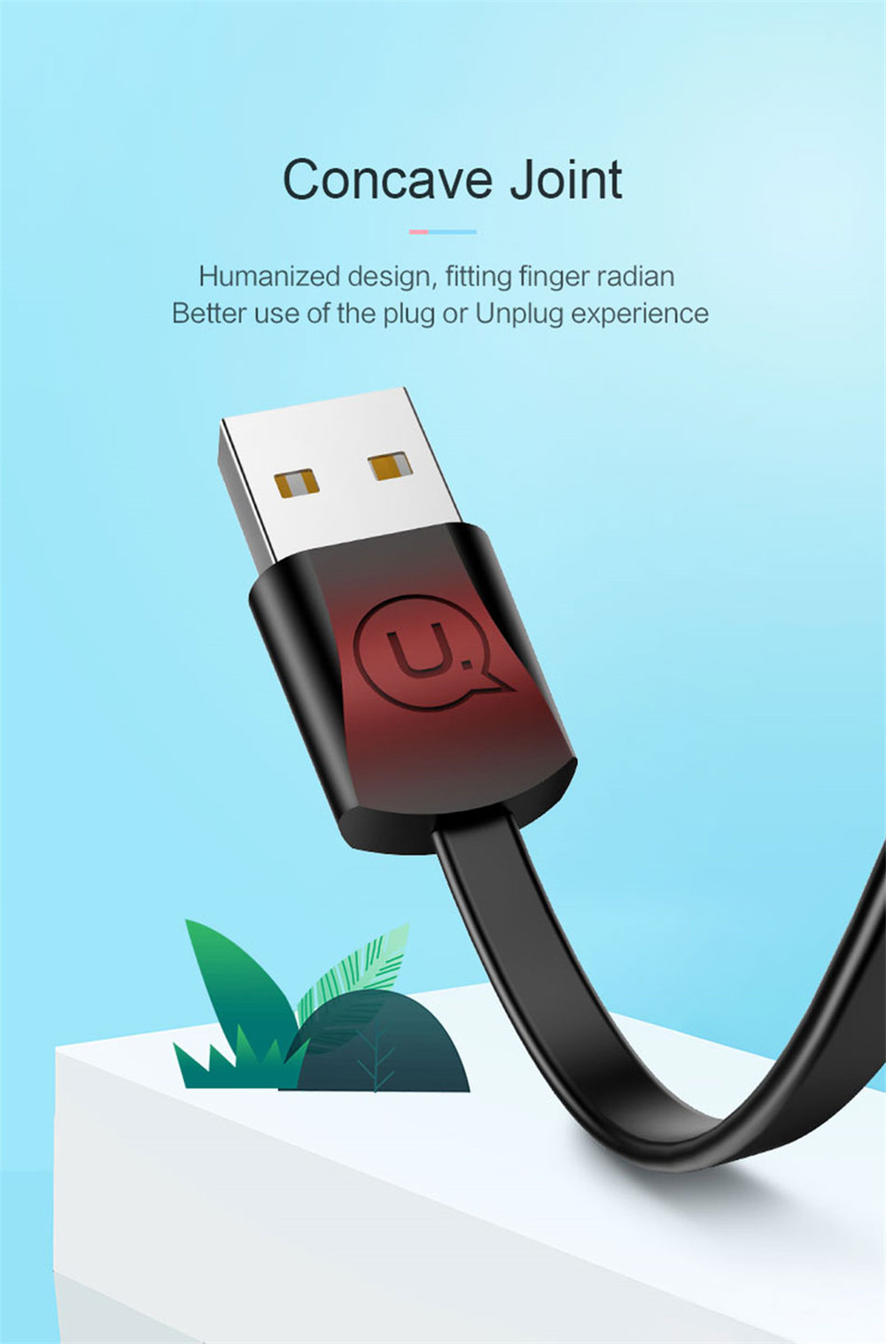 USAMS/Yosheng U2 2a Hızlı Şarj Veri Kablosu Apple, Samsung, Xiaomi, Huawei, LG, C-Tipi USB kablosu, Micro-USB kablosu için uygundur