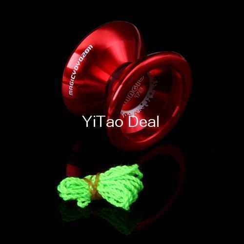 Yoyo EBOYU Magic YOYO Red T5 lega di alluminio professionale Yo-Yo YoYo Ball regalo giocattolo bambini 230802