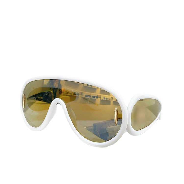 2023 Роскошные дизайнерские солнцезащитные очки New Luo Yijia Интегрированные зеркальные индивидуальные ветроиз