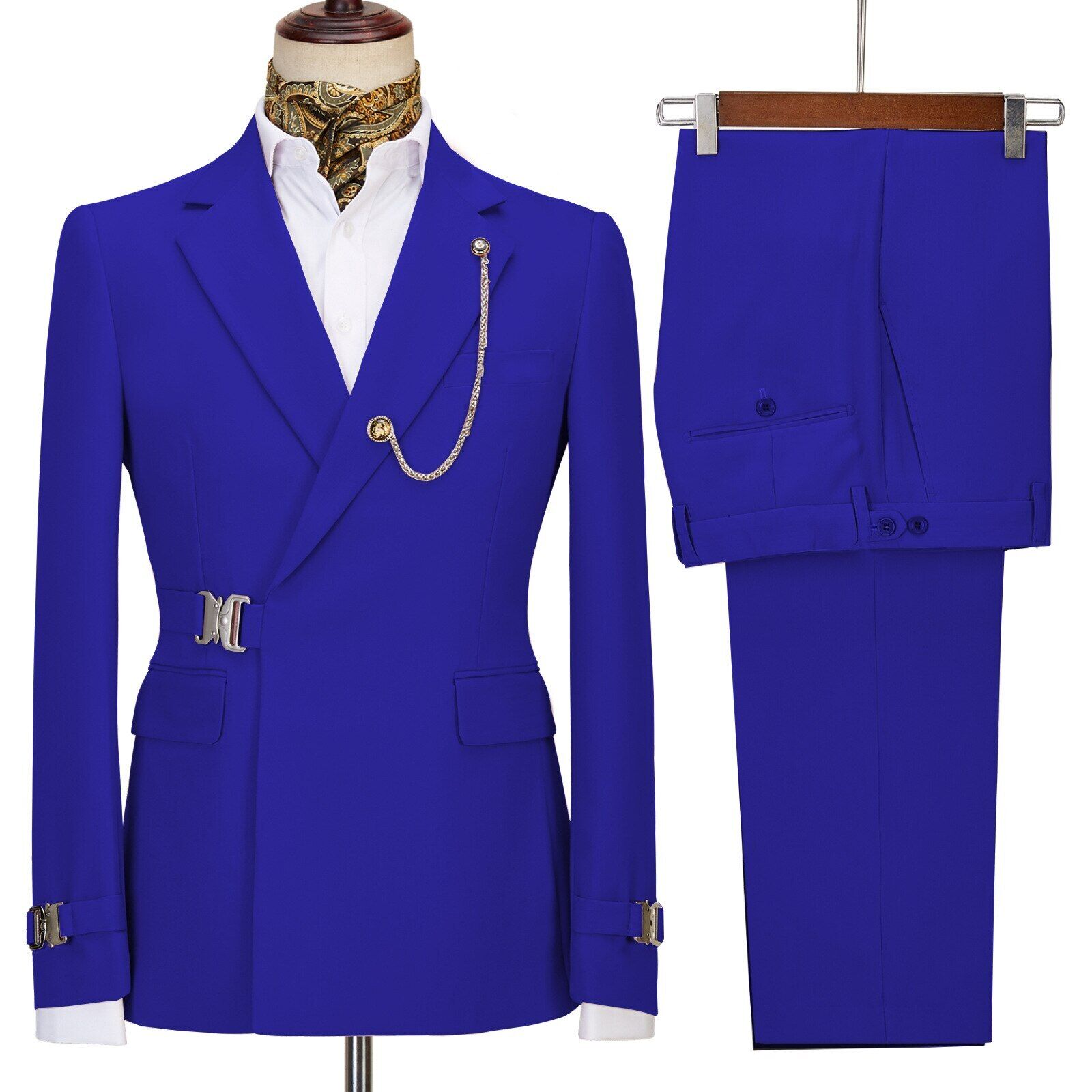 Designer Mens Tuxedos Colorful Groom Slim Fit Wedding Blazer Suits Formal Prom Party Business Pants Coat Jacket 