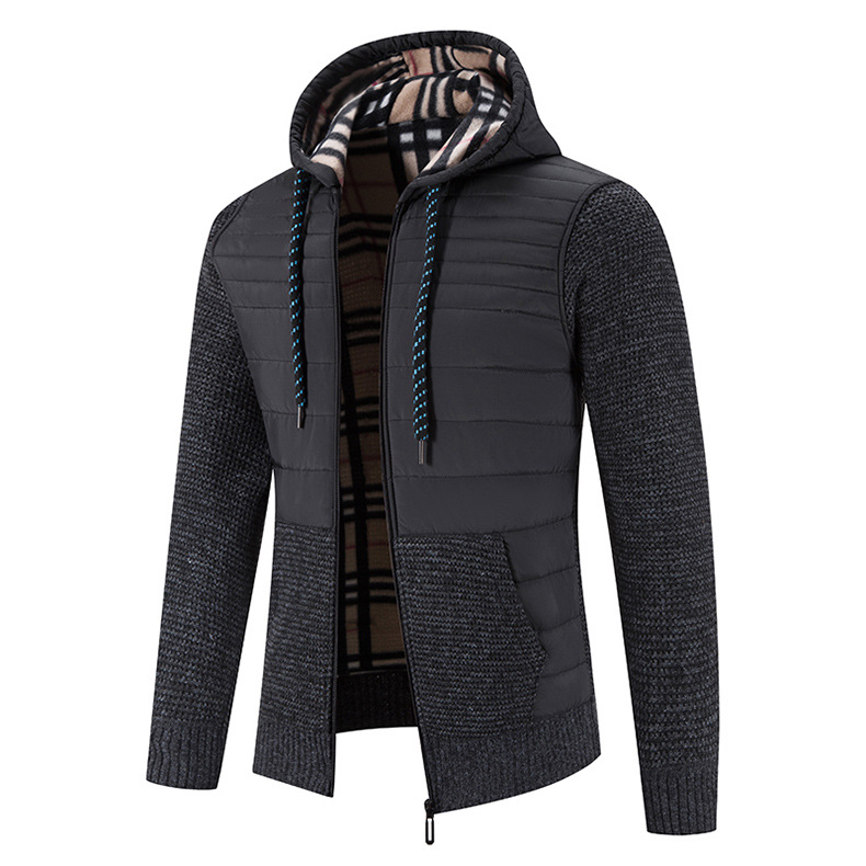 Jaqueta Masculina Outono Inverno Moletons Casacos Outwear Corta-vento Com zíper roupas Jaquetas Casaco Exterior Esportivo Casual Stripe Xadrez Pullovers